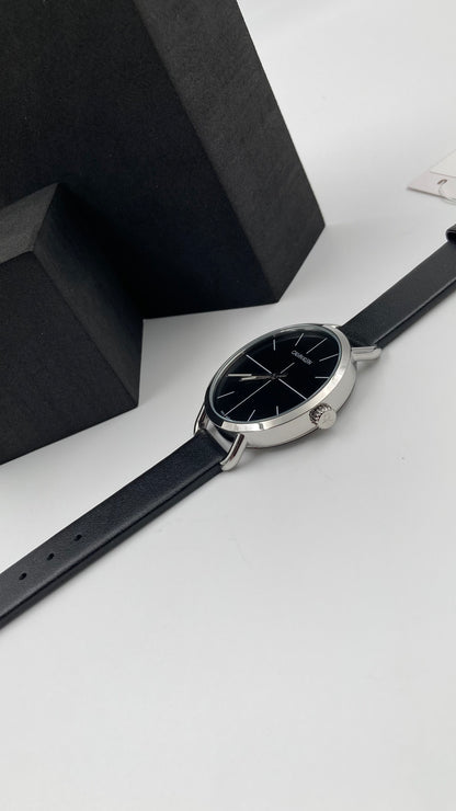 New Swiss Made CALVIN KLEIN Even Quartz Black Dial Ladies Watch