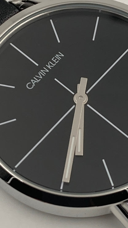New Swiss Made CALVIN KLEIN Even Quartz Black Dial Ladies Watch
