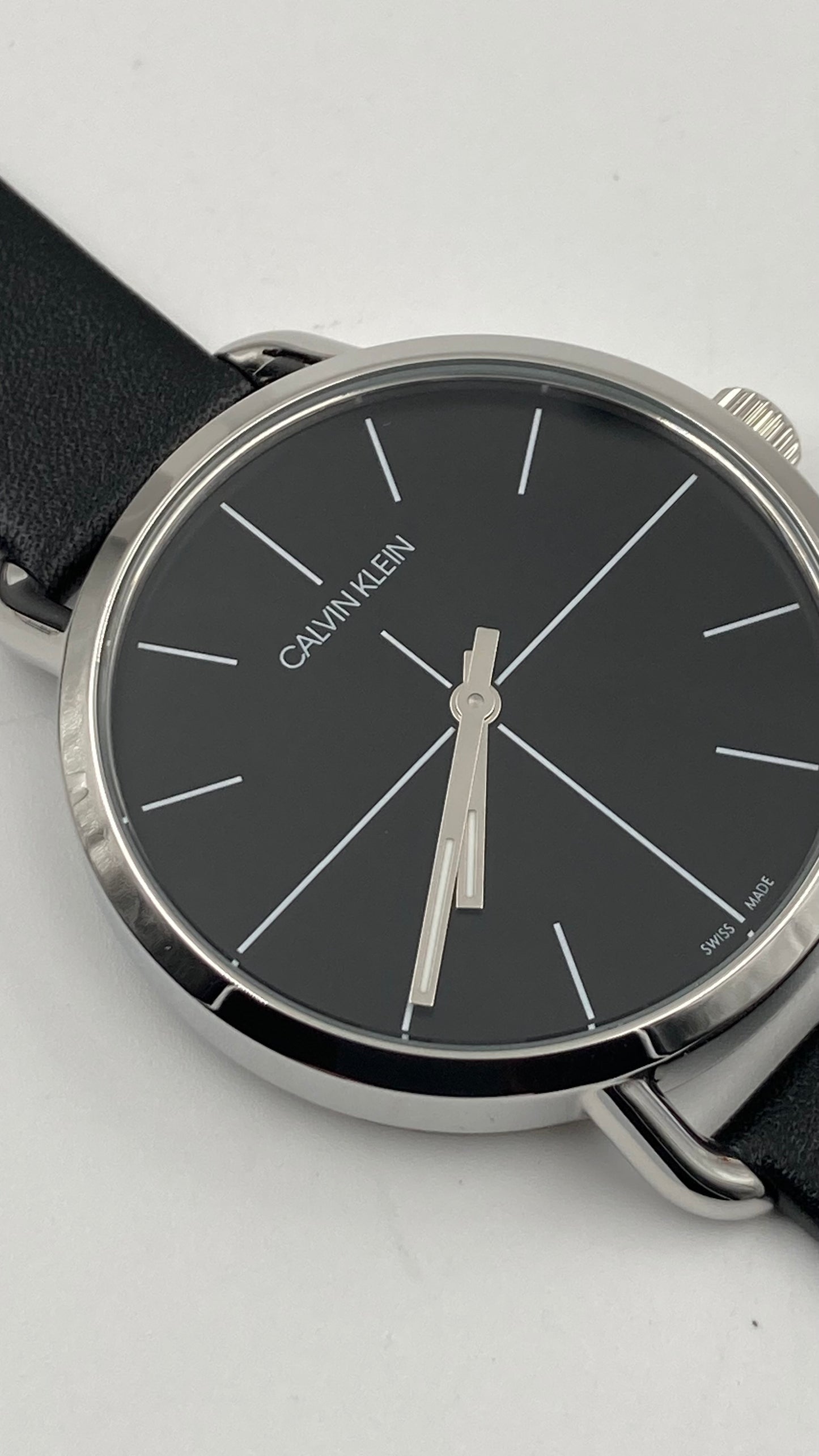 New Swiss Made CALVIN KLEIN Even Quartz Black Dial Ladies Watch