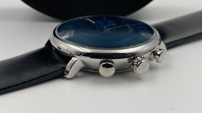 New Swiss Made CALVIN KLEIN High Noon Chronograph Quartz Blue Dial Men's Watch