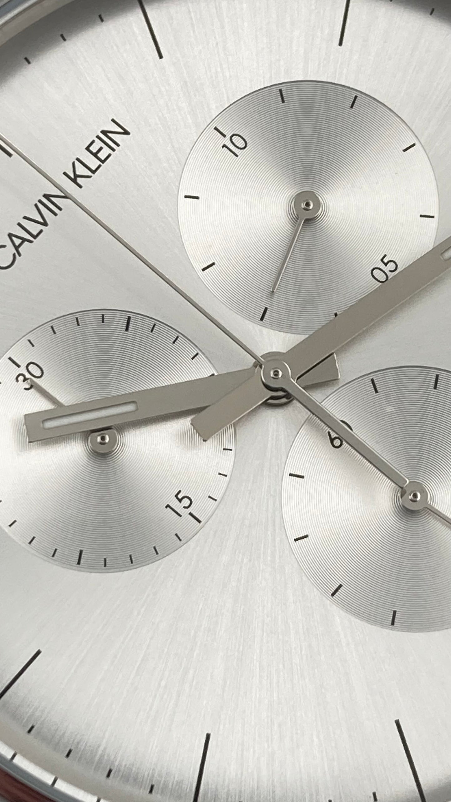 New Swiss Made CALVIN KLEIN High Noon Chronograph Quartz Silver Dial Men's Watch