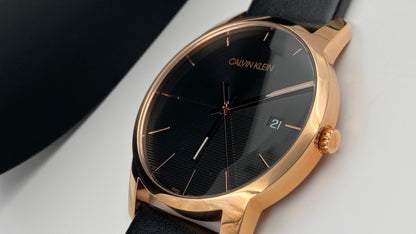 Neue, in der Schweiz hergestellte CALVIN KLEIN CITY-Uhr