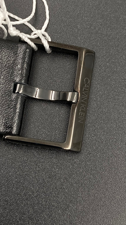 New Swiss Made CALVIN KLEIN High Noon Quartz Black Dial Men's Watch