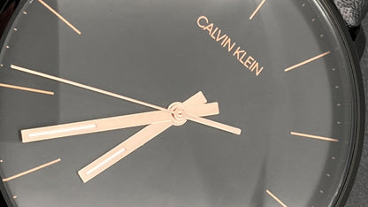 New Swiss Made CALVIN KLEIN High Noon Quartz Black Dial Men's Watch