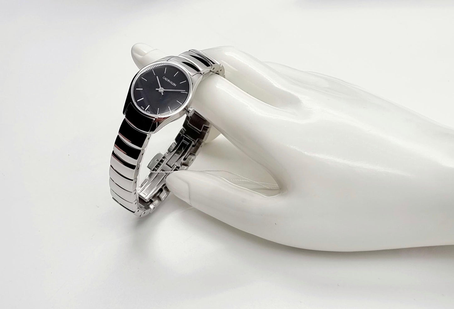 New Swiss Made CALVIN KLEIN Classic Quartz Black Dial Ladies Watch