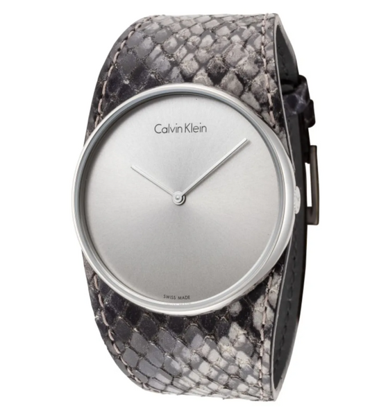New Swiss Made CALVIN KLEIN Spellbound Grey Dial Ladies Quartz Watch