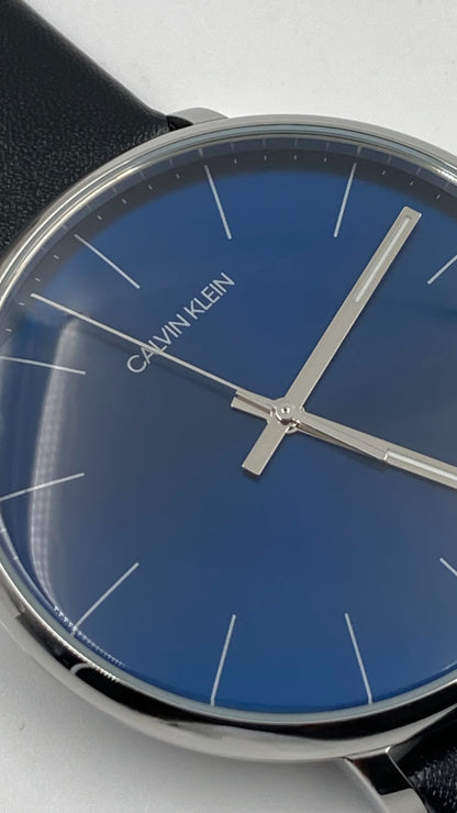New Swiss Made CALVIN KLEIN High Noon Quartz Blue Dial Men's Watch