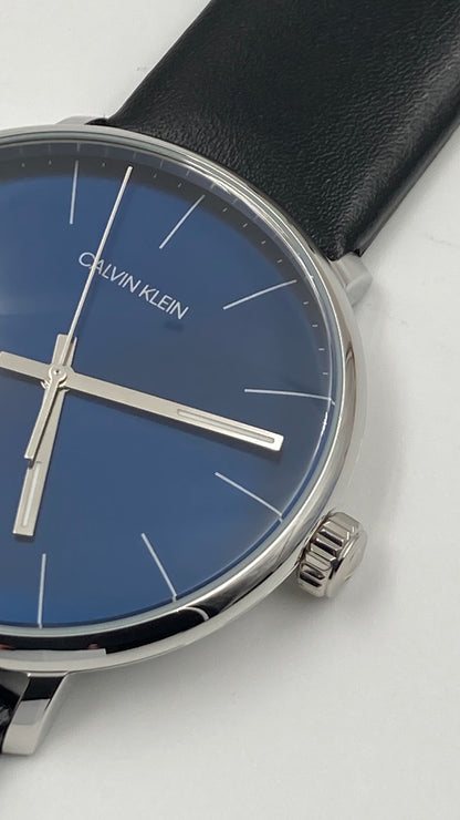 New Swiss Made CALVIN KLEIN High Noon Quartz Blue Dial Men's Watch