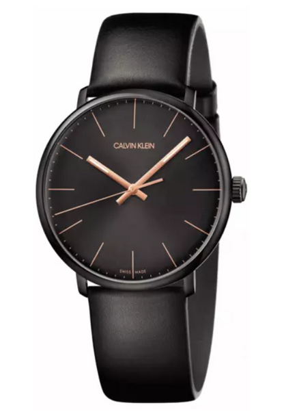 New Swiss Made CALVIN KLEIN High Noon Quartz Black Dial Men's Watch