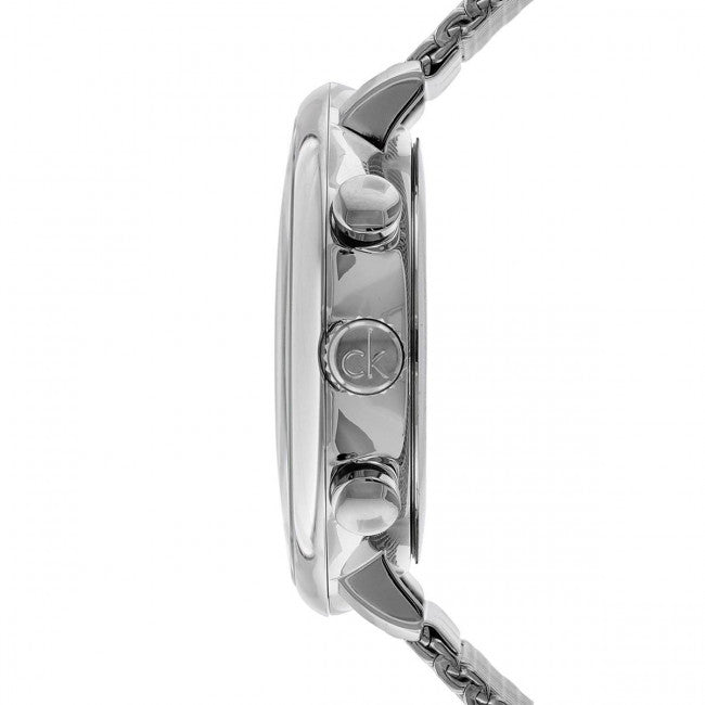 New Swiss Made CALVIN KLEIN High Noon Chronograph Quartz Black Dial Men's Watch