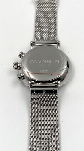 New Swiss Made CALVIN KLEIN High Noon Chronograph Blue Dial Men's Watch