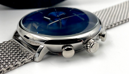 New Swiss Made CALVIN KLEIN High Noon Chronograph Blue Dial Men's Watch