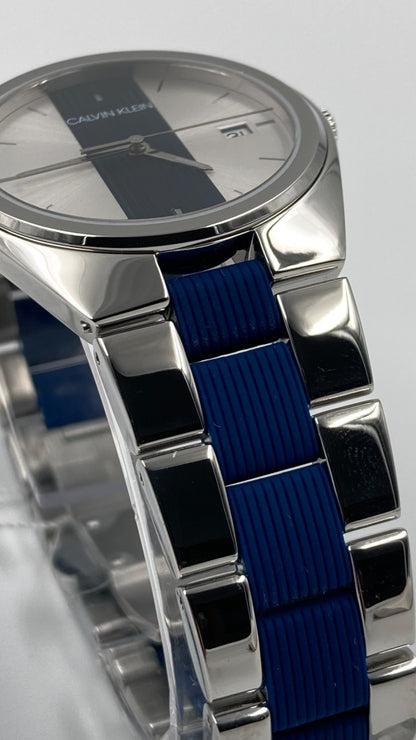 New Swiss Made CALVIN KLEIN Contrast Ladies Quartz Watch