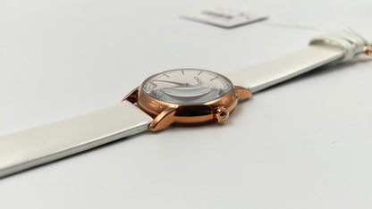 New Swiss Made CALVIN KLEIN Established Quartz Silver Dial Ladies Watch