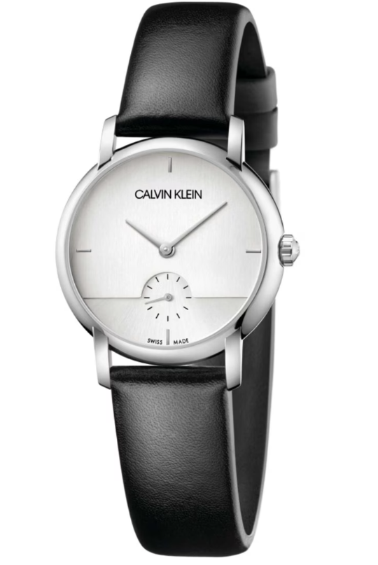 New Swiss Made CALVIN KLEIN Established Quartz Silver Dial Ladies Watch