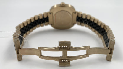 Neue, in der Schweiz hergestellte CALVIN KLEIN-Quarzuhr für Damen mit schwarzem Zifferblatt