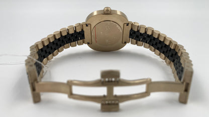 Neue, in der Schweiz hergestellte CALVIN KLEIN-Quarzuhr für Damen mit schwarzem Zifferblatt