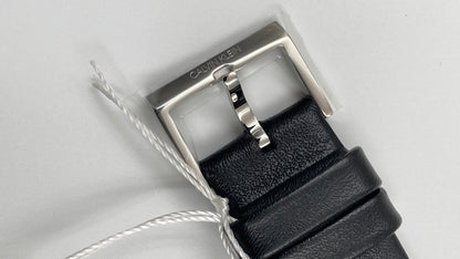 Neue, in der Schweiz hergestellte CALVIN KLEIN-Quarzuhr für Damen mit schwarzem Zifferblatt