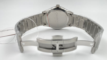 New Swiss Made CALVIN KLEIN Completion Quartz Silver Dial Men's Watch
