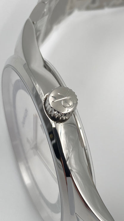 New Swiss Made CALVIN KLEIN Completion Quartz Silver Dial Men's Watch