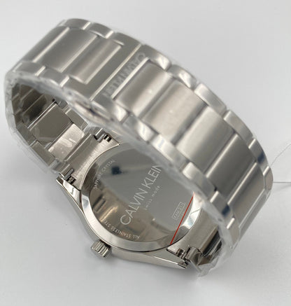 New Swiss Made CALVIN KLEIN Completion Quartz Silver Dial Men's Watch