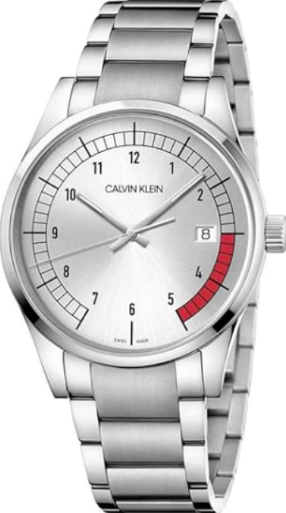 New Swiss Made CALVIN KLEIN Completion Quartz Silver Dial Men's Watch