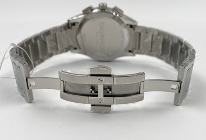 New Swiss Made CALVIN KLEIN Completion Chronograph Quartz Silver Dial Men's Watch