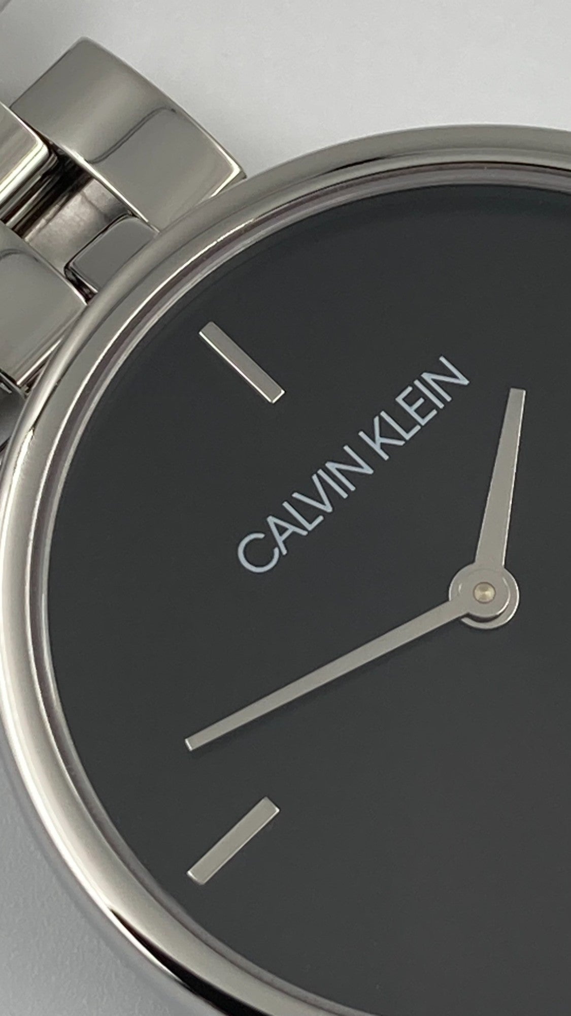 New Swiss Made CALVIN KLEIN Elegance Quartz Black Dial Ladies Watch