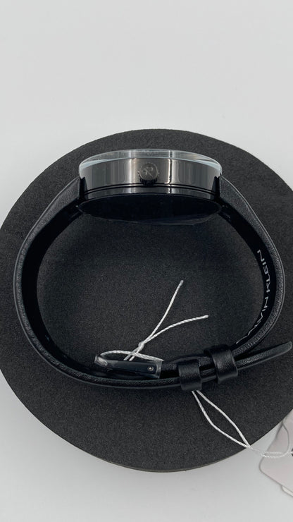 New Swiss Made CALVIN KLEIN Clear Top Black Dial Ladies Quartz Watch