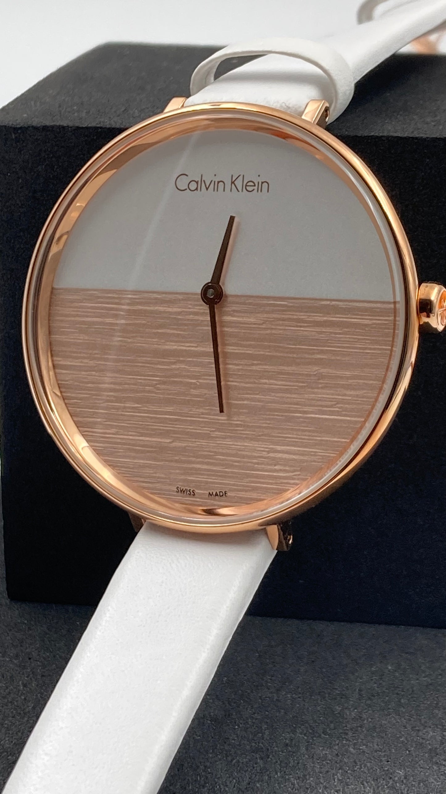 New Swiss Made CALVIN KLEIN Rise Quartz Ladies Watch
