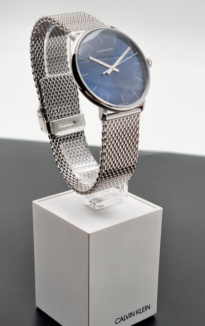 New Swiss Made CALVIN KLEIN High Noon Quartz Blue Dial Men's Watch