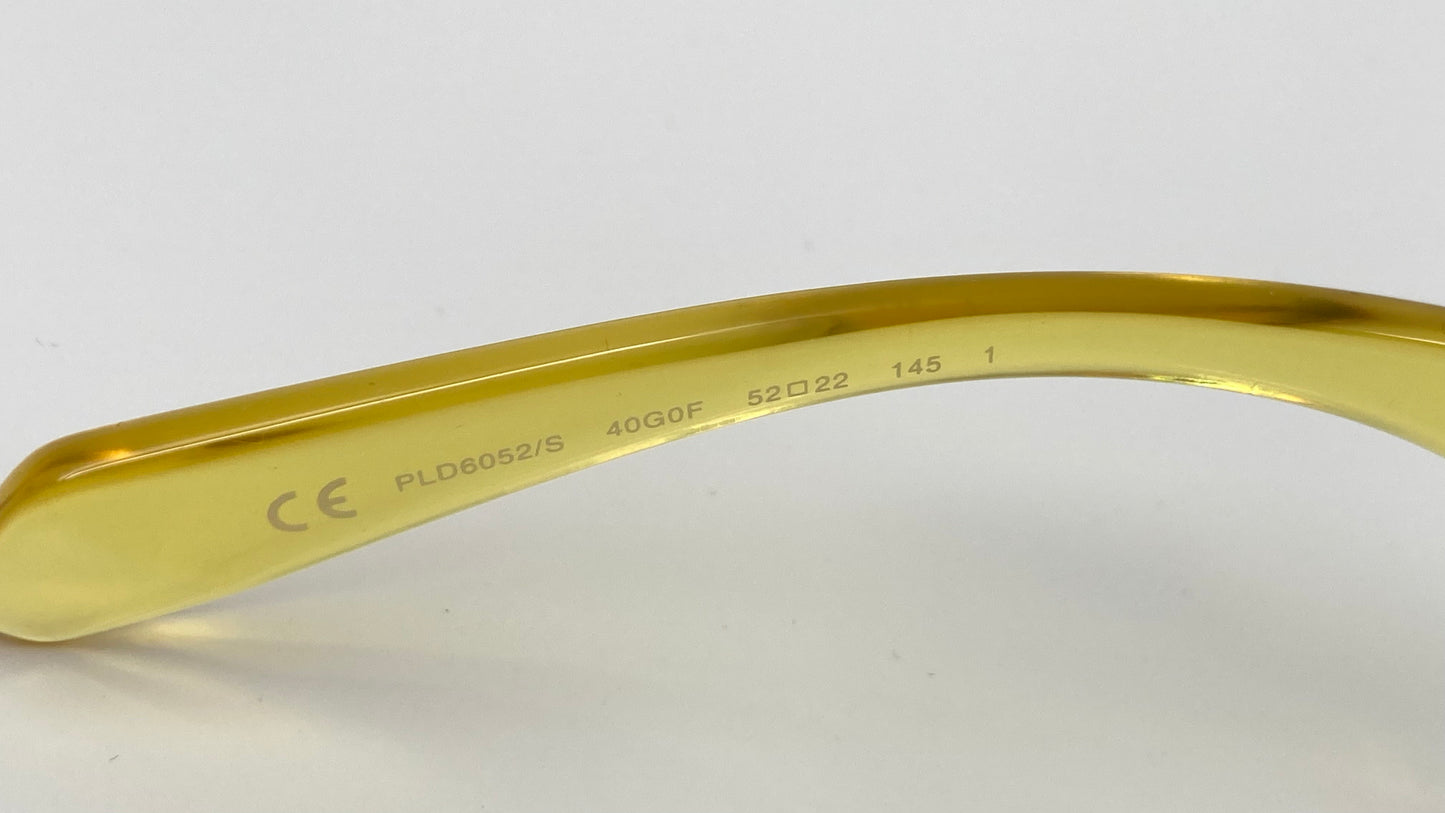 *NEW* POLAROID PLD6052/S-40G0F SUNGLASSES - YELLOW/PINK PURPLE