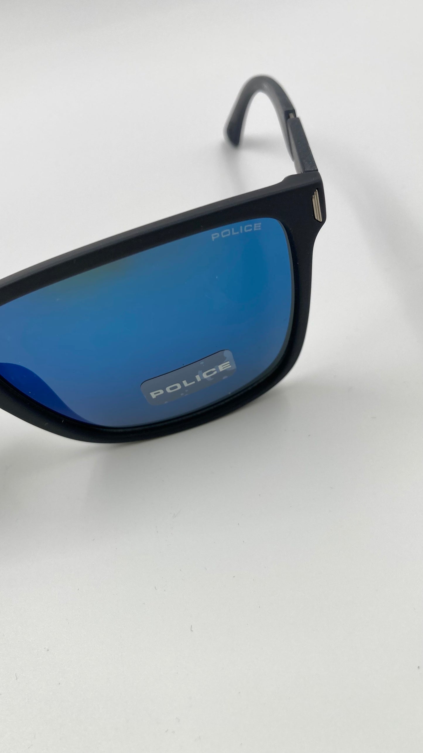 *NEW* POLICE SPL529 SPEED 5892EB RUBBERIZED POLARIZED SUNGLASSES - FULL BLUE