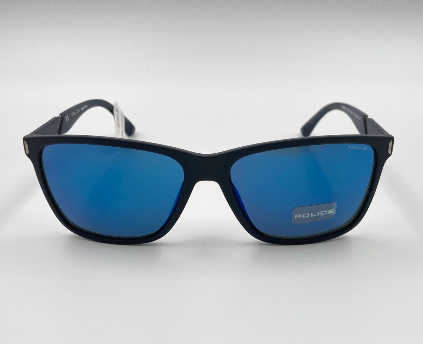 *NEW* POLICE SPL529 SPEED 5892EB RUBBERIZED POLARIZED SUNGLASSES - FULL BLUE