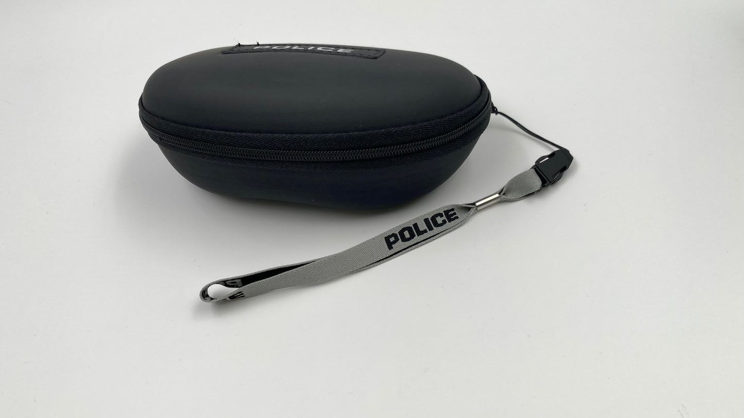 *NEW* POLICE SPL529 SPEED 5892EB RUBBERIZED POLARIZED SUNGLASSES - FULL BLUE