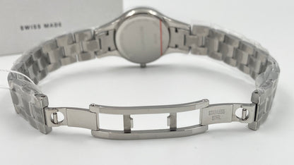 New Swiss Made CALVIN KLEIN Simplicity Quartz Silver Dial Ladies Watch