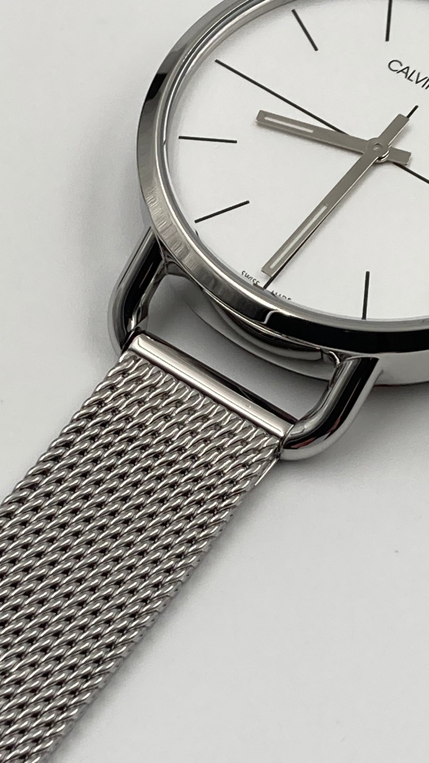 New Swiss Made CALVIN KLEIN Even Quartz White Dial Ladies Watch