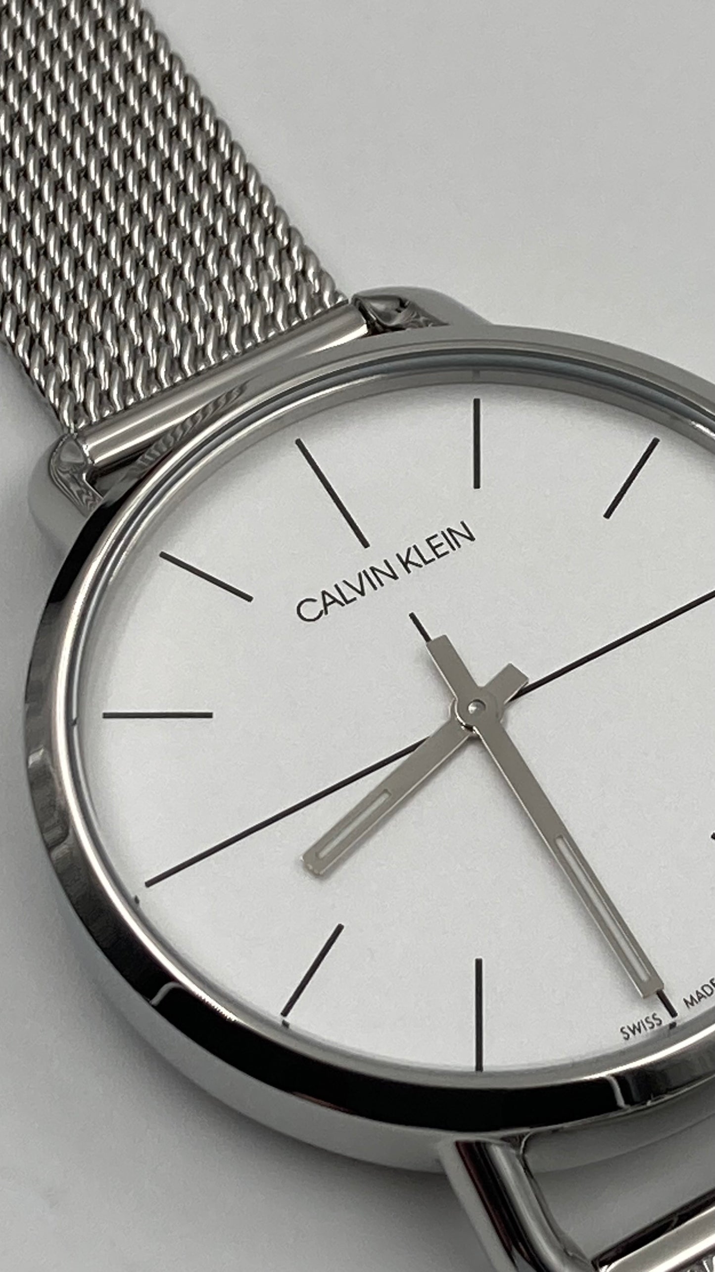 New Swiss Made CALVIN KLEIN Even Quartz White Dial Ladies Watch