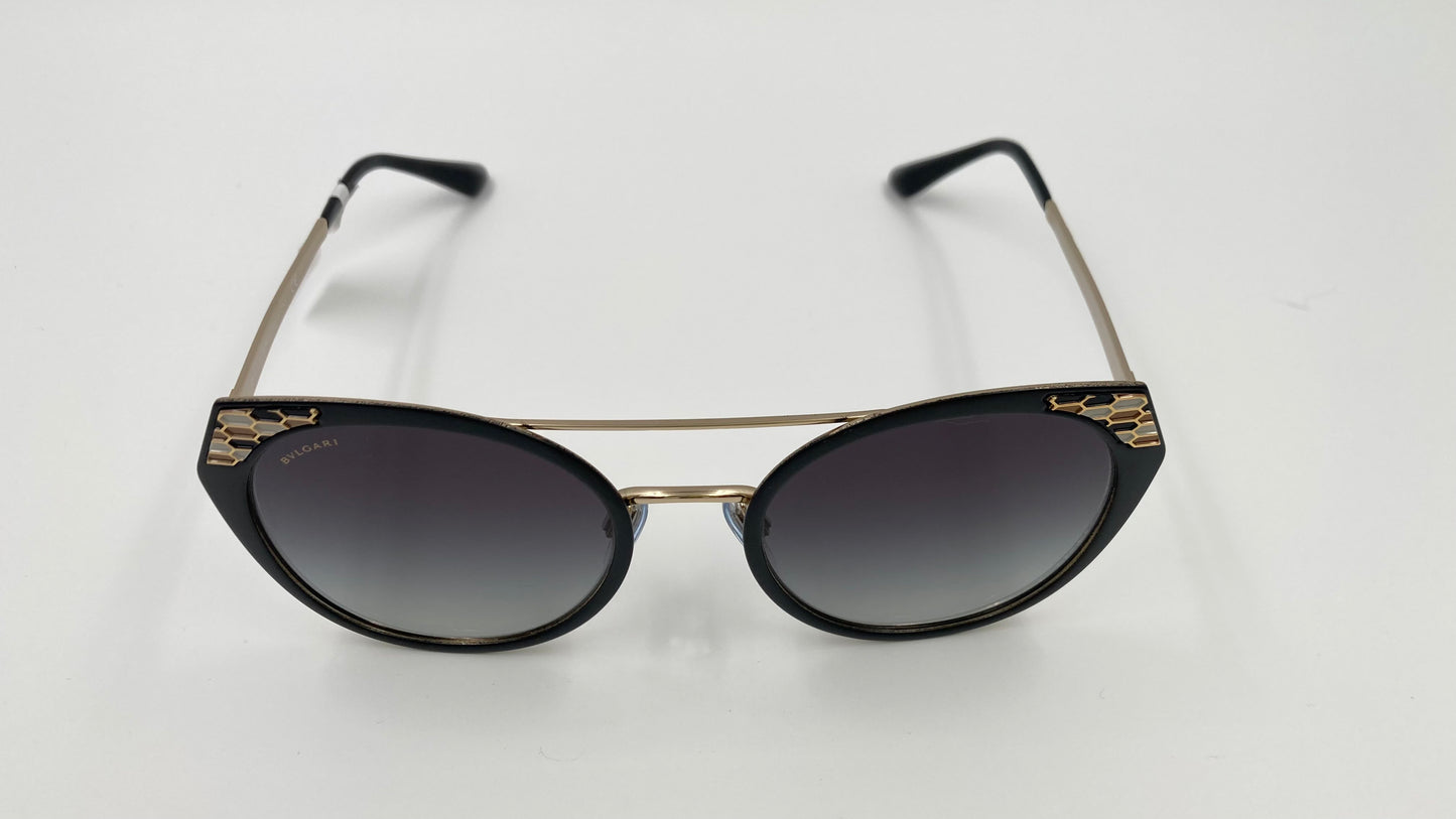 *NEW* BVLGARI SERPENTI SUNGLASSES BV6095 2024/8G - YELLOW GOLD/BLACK