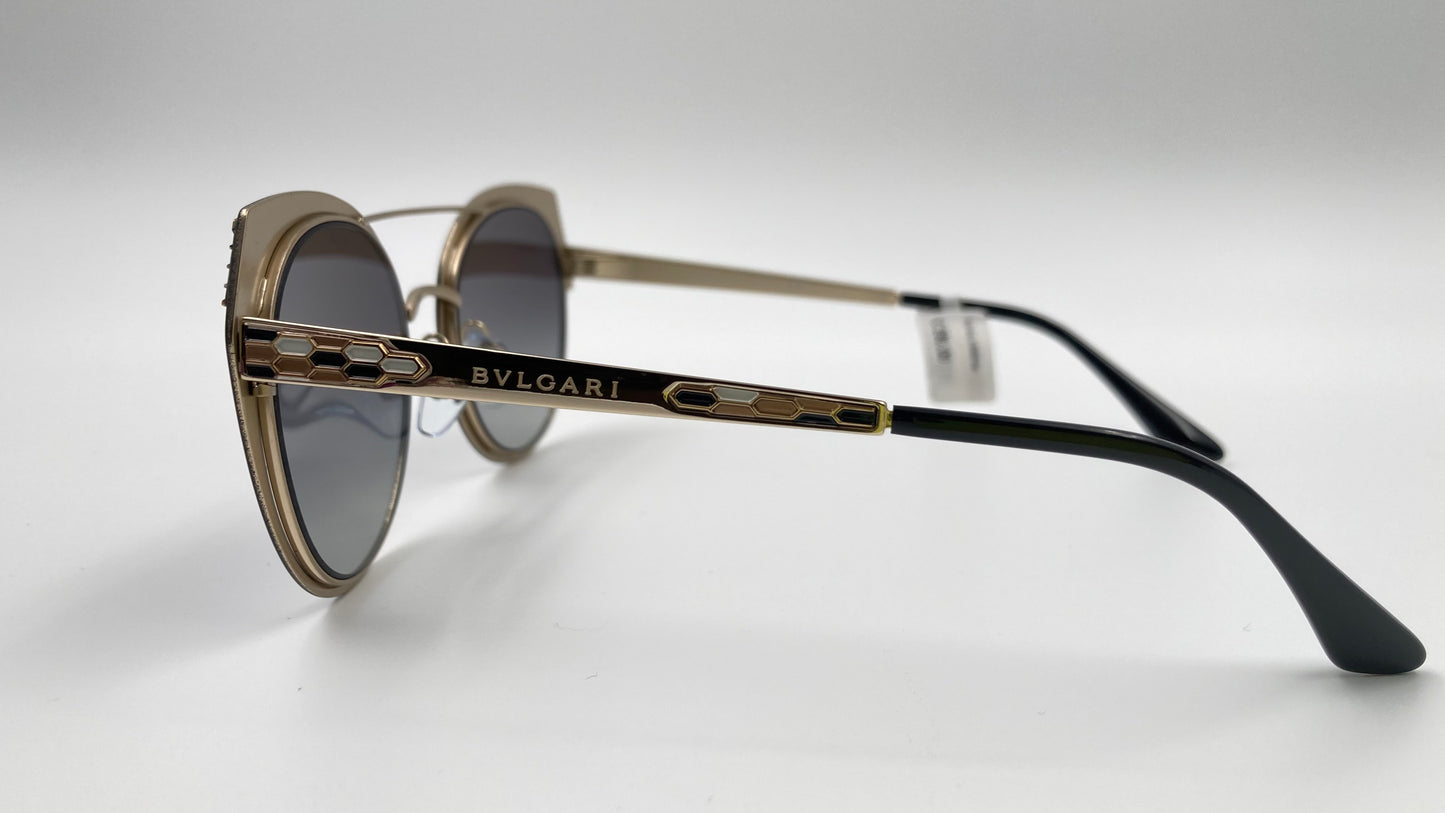 *NEW* BVLGARI SERPENTI SUNGLASSES BV6095 2024/8G - YELLOW GOLD/BLACK