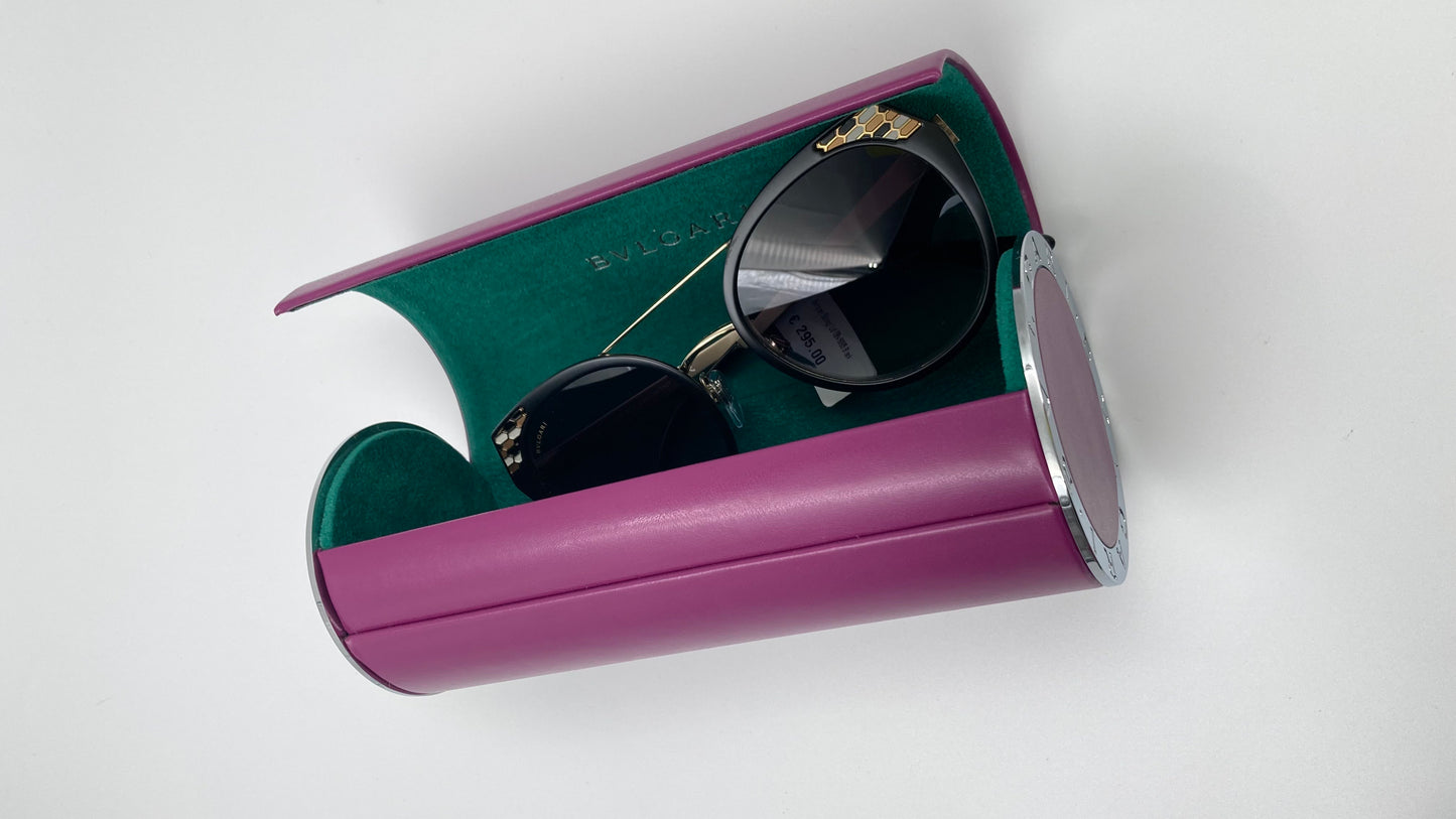 *NEW* BVLGARI SERPENTI SUNGLASSES BV6095 2024/8G - YELLOW GOLD/BLACK