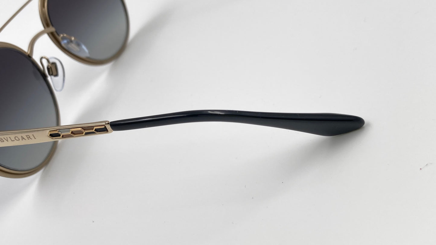 *NEW* BVLGARI SERPENTI SUNGLASSES BV6095 2024/8G - YELLOW GOLD/BLACK