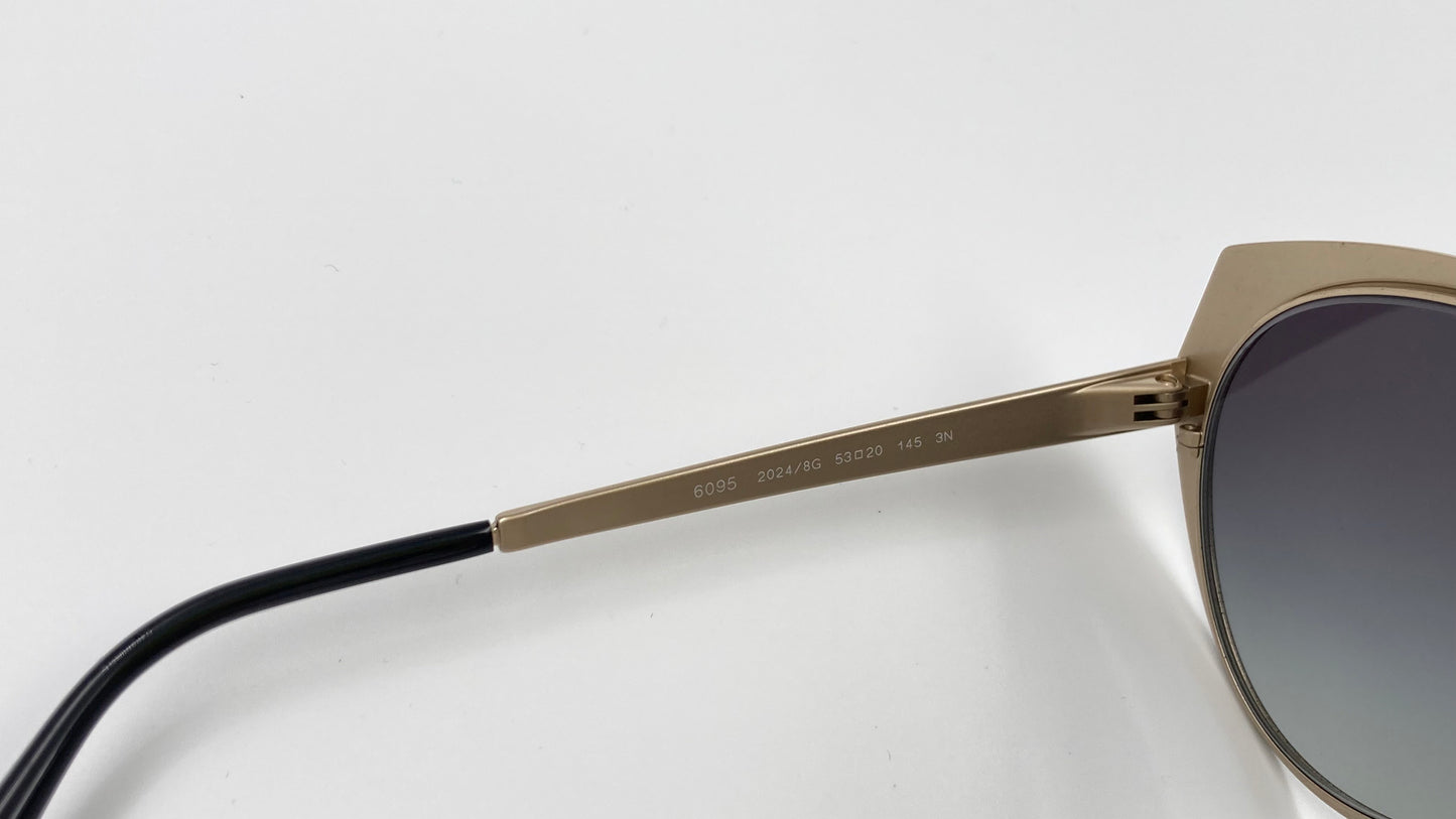 *NEW* BVLGARI SERPENTI SUNGLASSES BV6095 2024/8G - YELLOW GOLD/BLACK