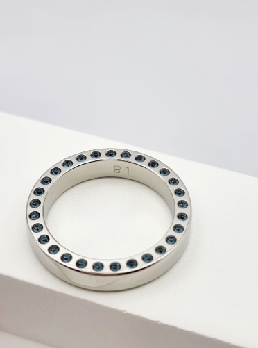 New CALVIN KLEIN HOOK KJ06MR040408 RING - SILVER - SIZE 57