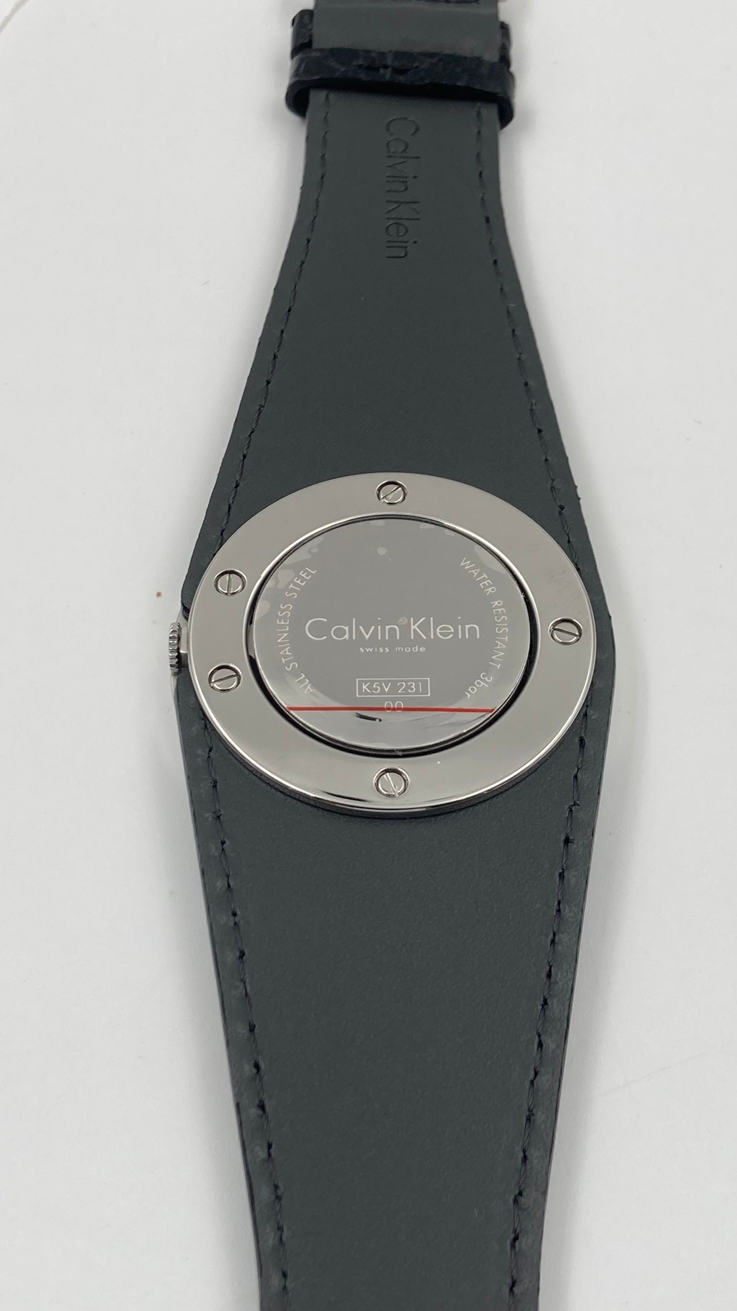 Neue, in der Schweiz hergestellte CALVIN KLEIN „Spellbound“ Damenuhr mit grauem Zifferblatt