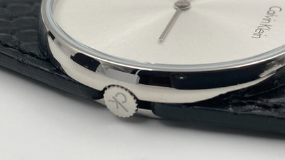 Neue, in der Schweiz hergestellte CALVIN KLEIN „Spellbound“ Damenuhr mit grauem Zifferblatt