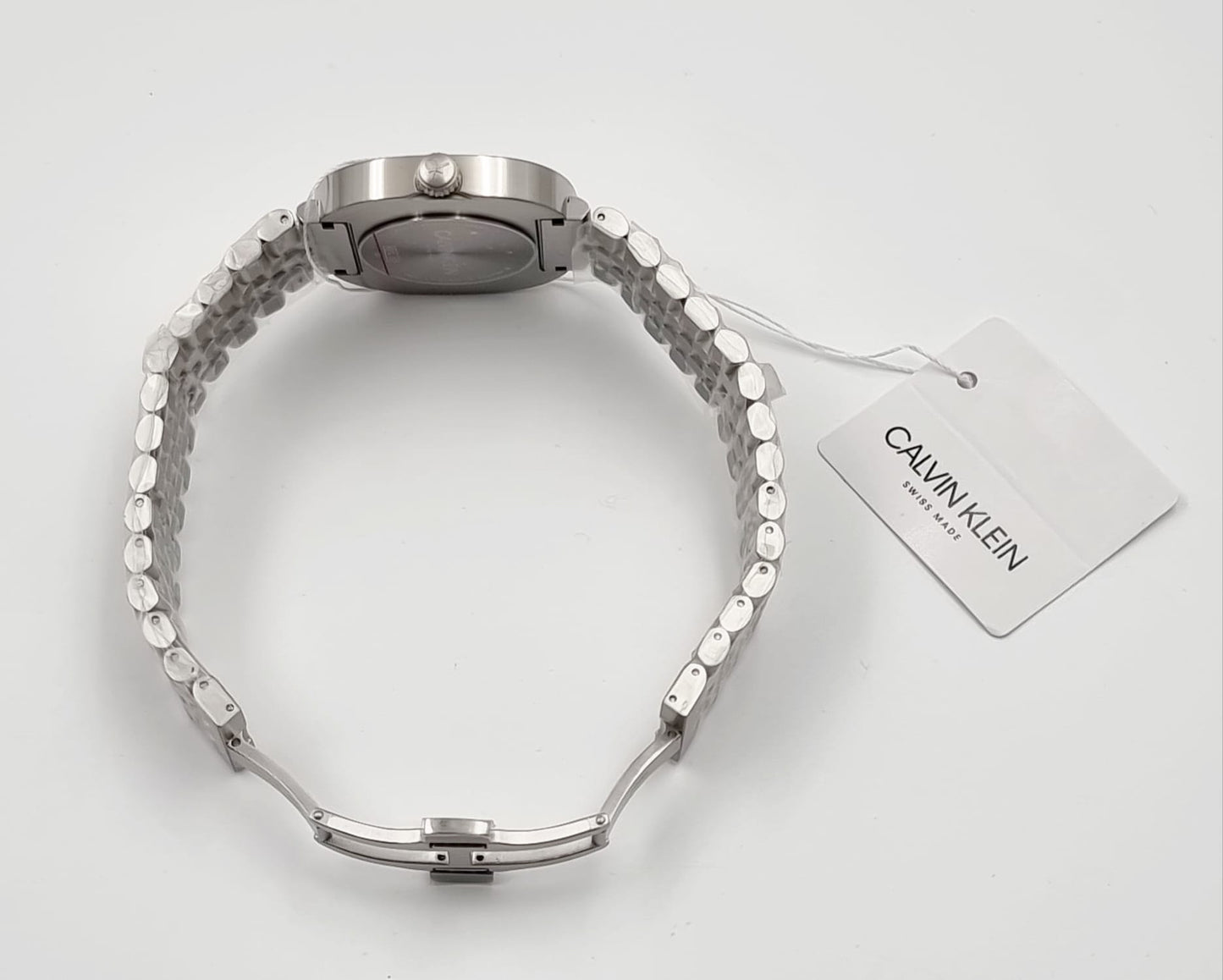 New Swiss Made CALVIN KLEIN Squarely Quartz Black Dial Men's Watch