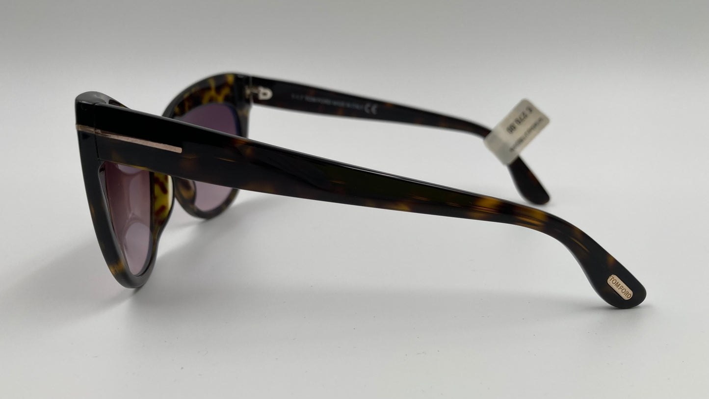 *NEW* TOM FORD FT0523 NIKA SUNGLASSES - DARK HAVANA BROWN