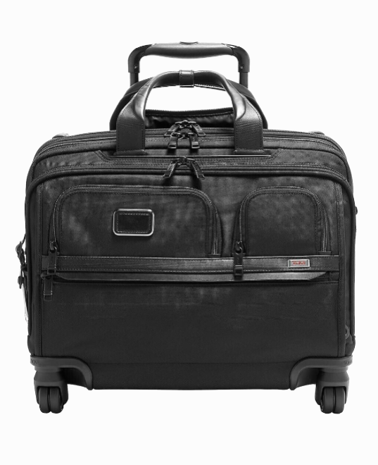 New TUMI ALPHA 2 DELUXE BUSINESS TROLLEY WITH LAP TOP BAG