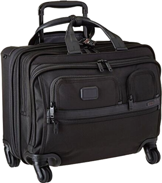 New TUMI ALPHA 2 DELUXE BUSINESS TROLLEY WITH LAP TOP BAG